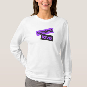 Modern, urban, vibrant, trendy graphic Spread Love T-Shirt