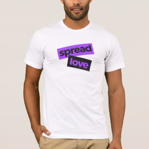Modern, urban, vibrant, trendy graphic Spread Love T-Shirt