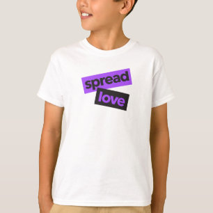 Modern, urban, vibrant, trendy graphic Spread Love T-Shirt