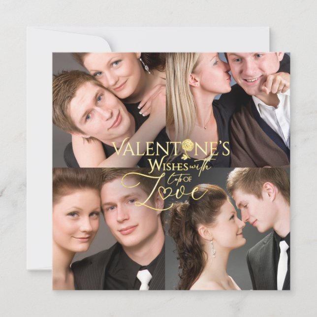 Modern Valentine’s Day Photo Collage (Front)