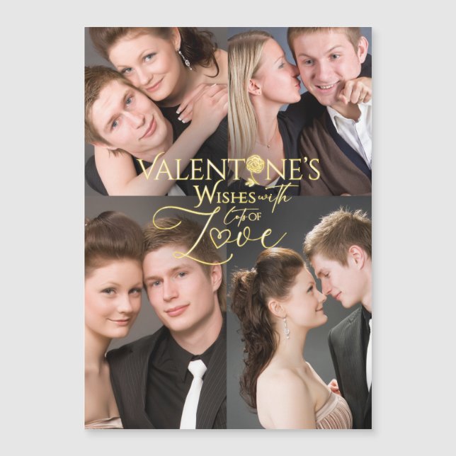 Modern Valentine’s Day Photo Collage (Front)