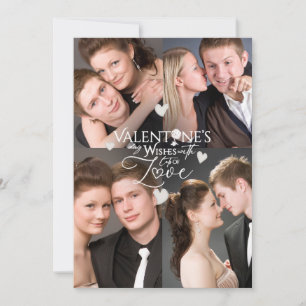 Modern Valentine’s Day Photo Keepsake Card