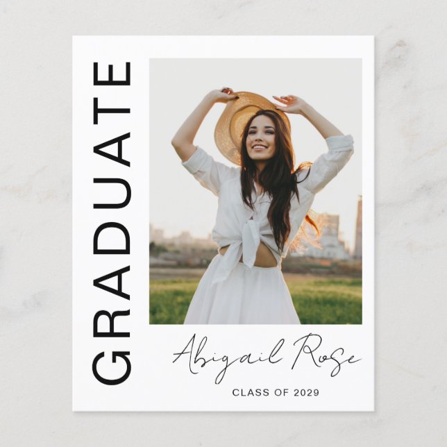 Modern Vertical 2023 Photo Card Announcement  (Front)