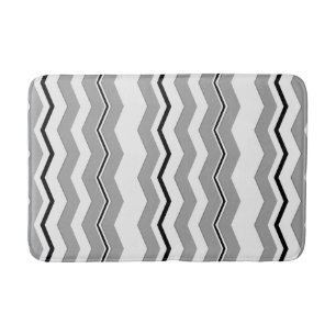 Modern Vertical Chevron with any Colour Bath Mat