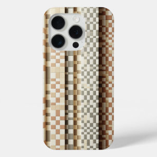 Modern Vertical Mosaic Columns Phone Case - Earth 