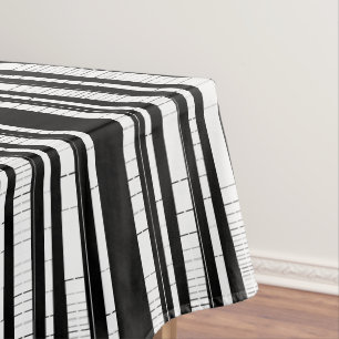 Modern Vertical Stripes Pattern Tablecloth