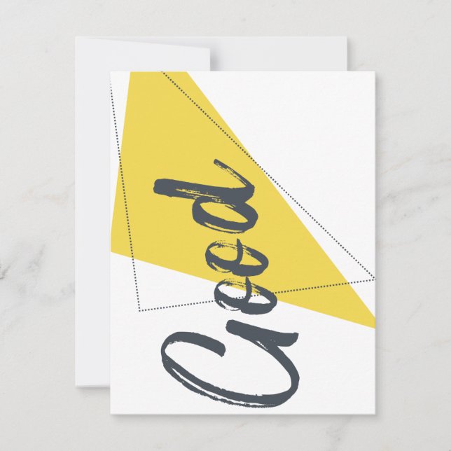 Modern, vibrant, bold graphic design of Good Card (Front)