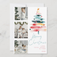 Modern Vibrant Christmas Card
