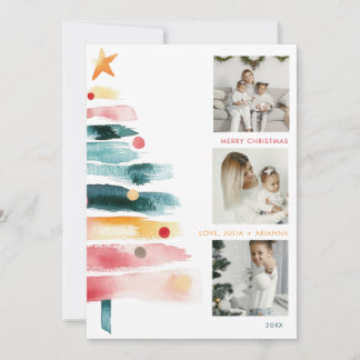 Modern Vibrant Christmas Card