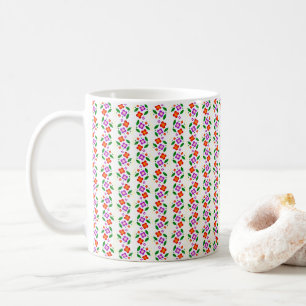 Modern Vibrant Floral Seamless Bright Botanical Coffee Mug