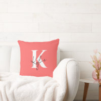 Modern Vibrant Personalised Monogram Name -