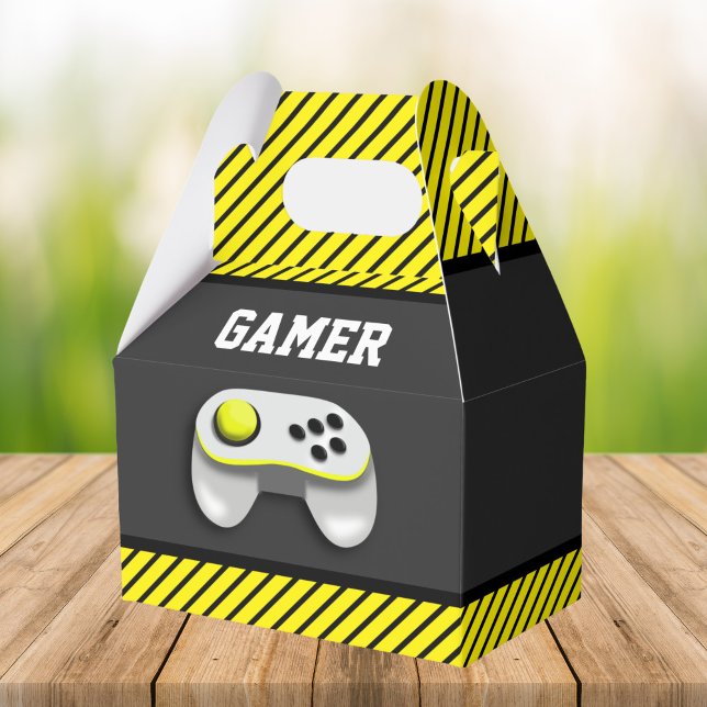 Modern Video Game Birthday Party Favour Box (Creator Uploaded)