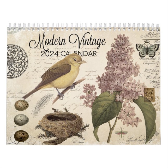 Modern Vintage 2024 calendar (Cover)