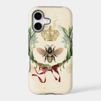 Modern Vintage Botanical Queen Bee