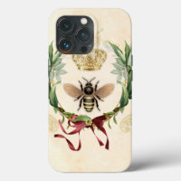 Modern Vintage Botanical Queen Bee