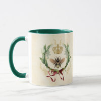 Modern Vintage Botanical Queen Bee