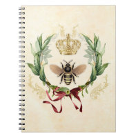 Modern Vintage Botanical Queen Bee