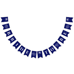 Modern Vintage Bride To Be Beach Bachelorette Bunting