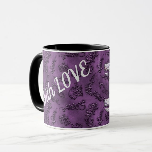 Modern Vintage F Mug (Front Left)