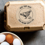 Modern Vintage Farm Hen Egg Carton Antique Classic Round Sticker<br><div class="desc">Farm Fresh Eggs Stickers, Custom Carton Labels, and Egg Packaging Stickers offer a unique way to showcase your farm-fresh eggs. Our labels are vibrant and eye-catching, perfect for drawing attention to your product in stores. We also offer custom designs to fit the look of any egg carton or packaging sticker....</div>
