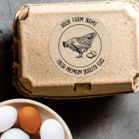Modern Vintage Farm Hen Egg Carton Antique