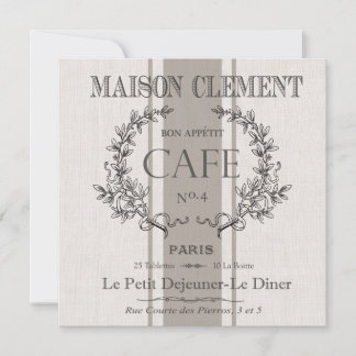 modern vintage french cafe