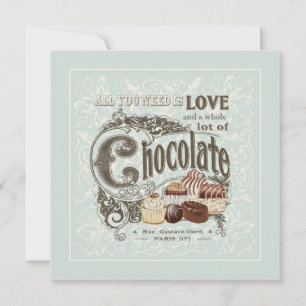 modern vintage french chocolates