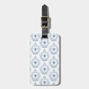 Modern Vintage French farmhouse bee Luggage Tag
