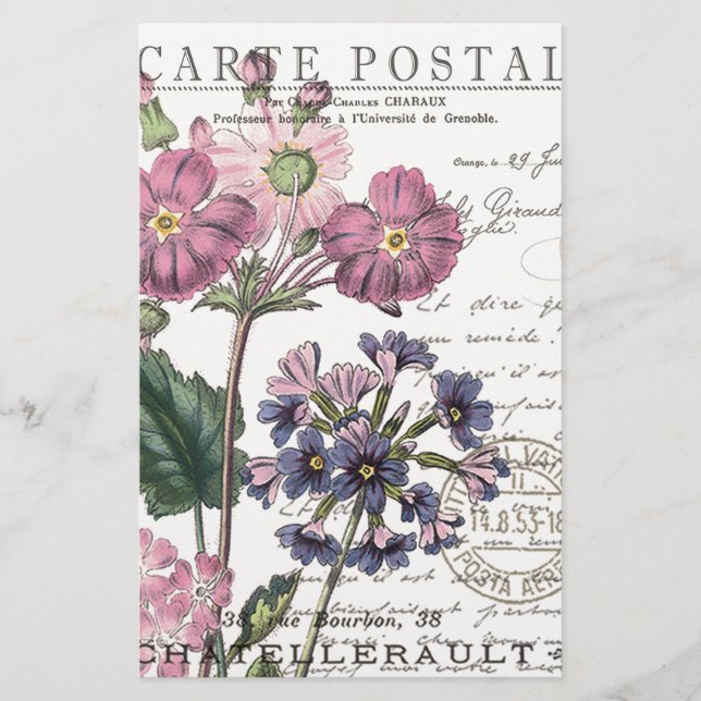 modern vintage french floral (Front)