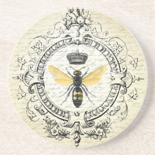 MODERN VINTAGE french queen bee Coaster