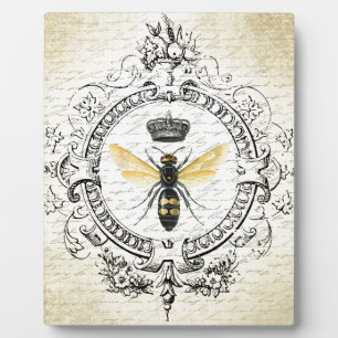 MODERN VINTAGE french queen bee Plaque