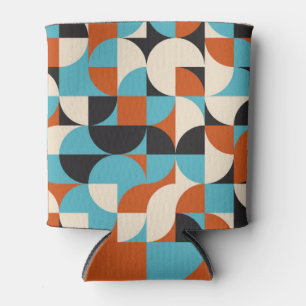 Modern Vintage: Geometric Retro Shapes. Can Cooler