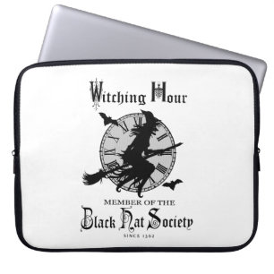 Modern Vintage Halloween witch Laptop Sleeve