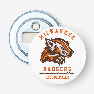 Modern Vintage Milwaukee Badgers Est. Bottle Opener