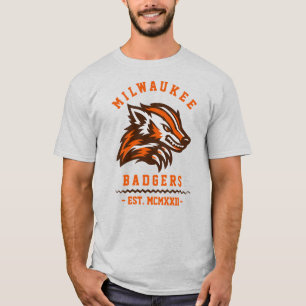 Modern Vintage Milwaukee Badgers Est. T-Shirt