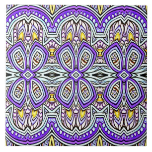 Modern vintage multicolor classic pattern cerami tile