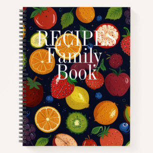 Modern Vintage Personalised Recipe Notebook
