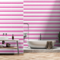 modern vintage pink abstract lines