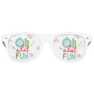 modern vintage retro Christmas typograpahy phrase Sunglasses