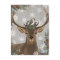 modern vintage rustic woodland winter deer