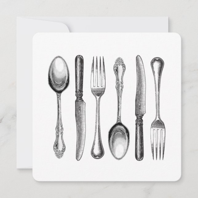modern vintage silverware (Front)