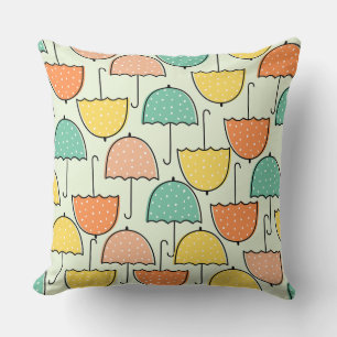 Modern vintage umbrella pattern l Cute nursery Cushion