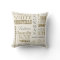 Modern Vintage White Christmas pillow