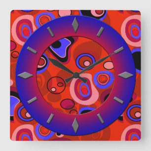 Modern wall clock design .