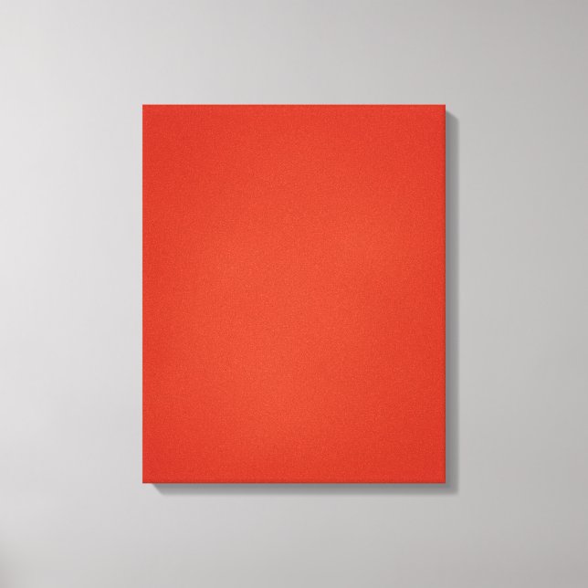 Modern Warm Red Grainy Texture Canvas Print (Front)