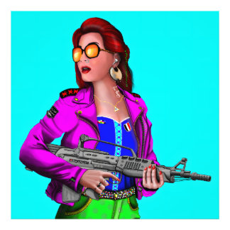 Modern Warrior Photo Print