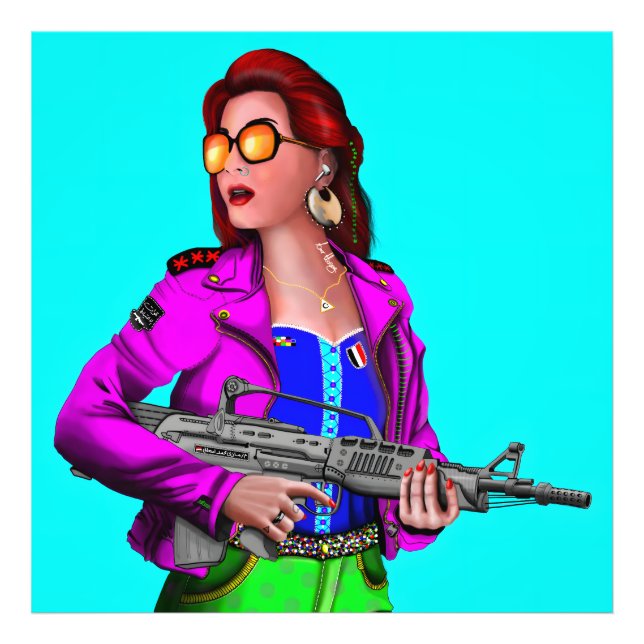 Modern Warrior Photo Print (Front)