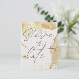 Modern Waterco Save the Date Announcement Postcard