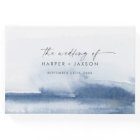 Modern Watercolor | Blue Wedding Guest Book