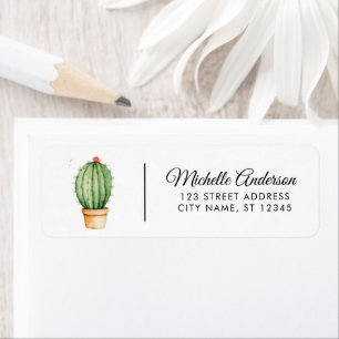 Modern Watercolor Cactus Cacti Desert Succulent